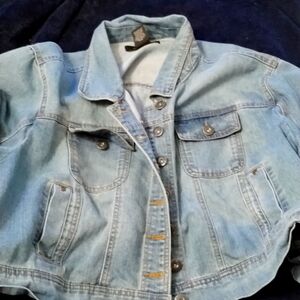 Cropped Jean Jacket